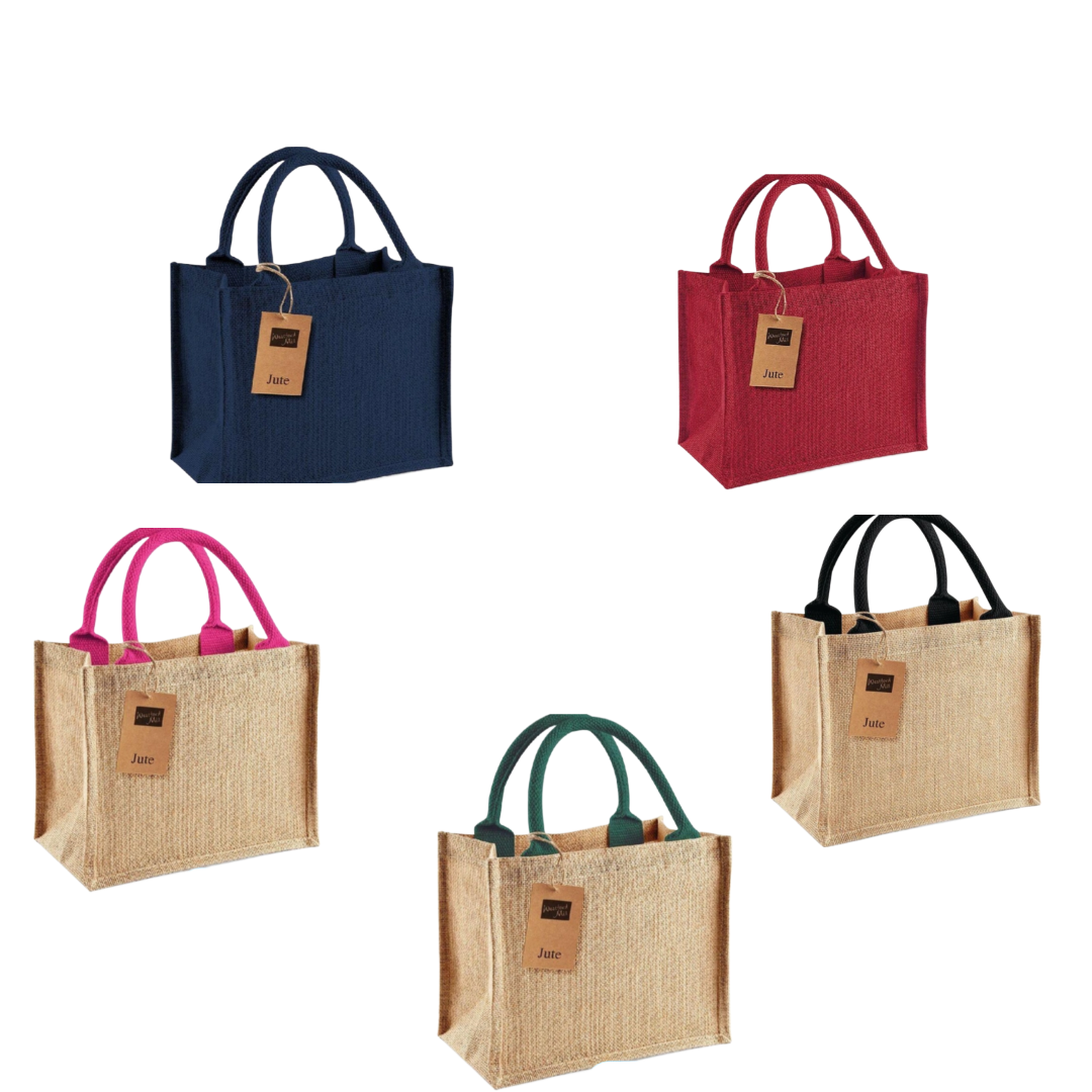 Petit sac en toile de jute