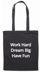 Tote Bag en coton noir – Sac écoresponsable